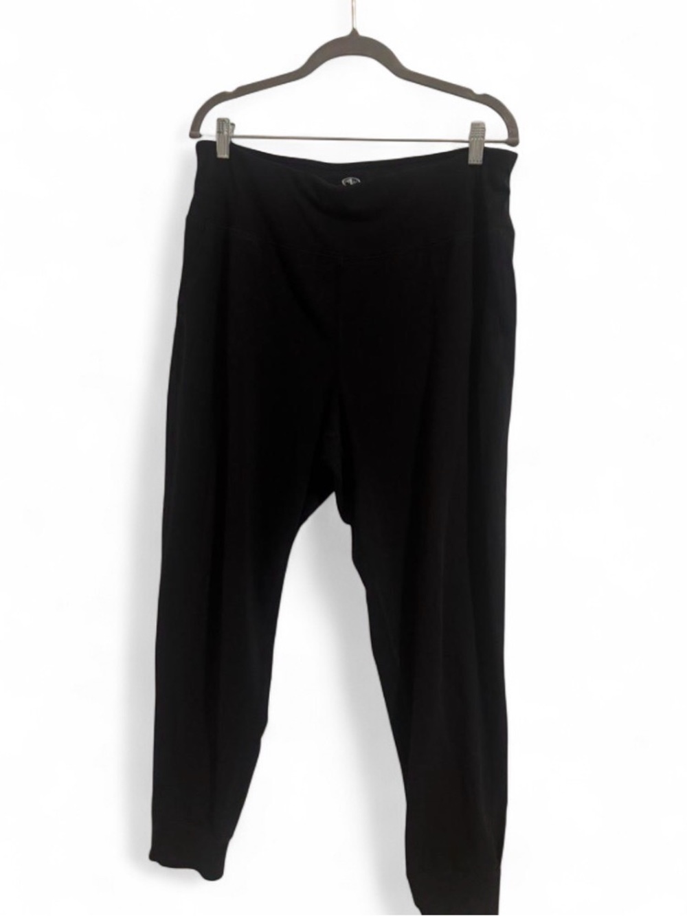 Athletic Works Black Women’s Leggings with Jogger Cuffs